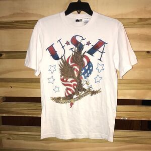 Vintage Men’s USA Bald Eagle Shirt